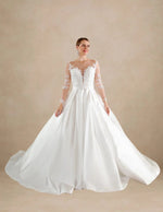 Robe de mariée perle et strass