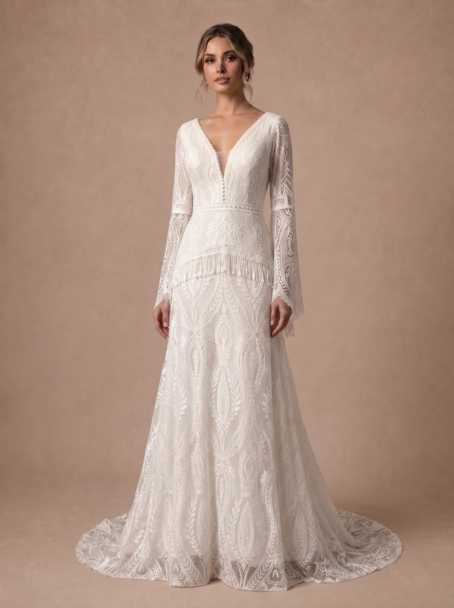 Robe de mariée country chic