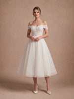 Robe de mariée courte bustier