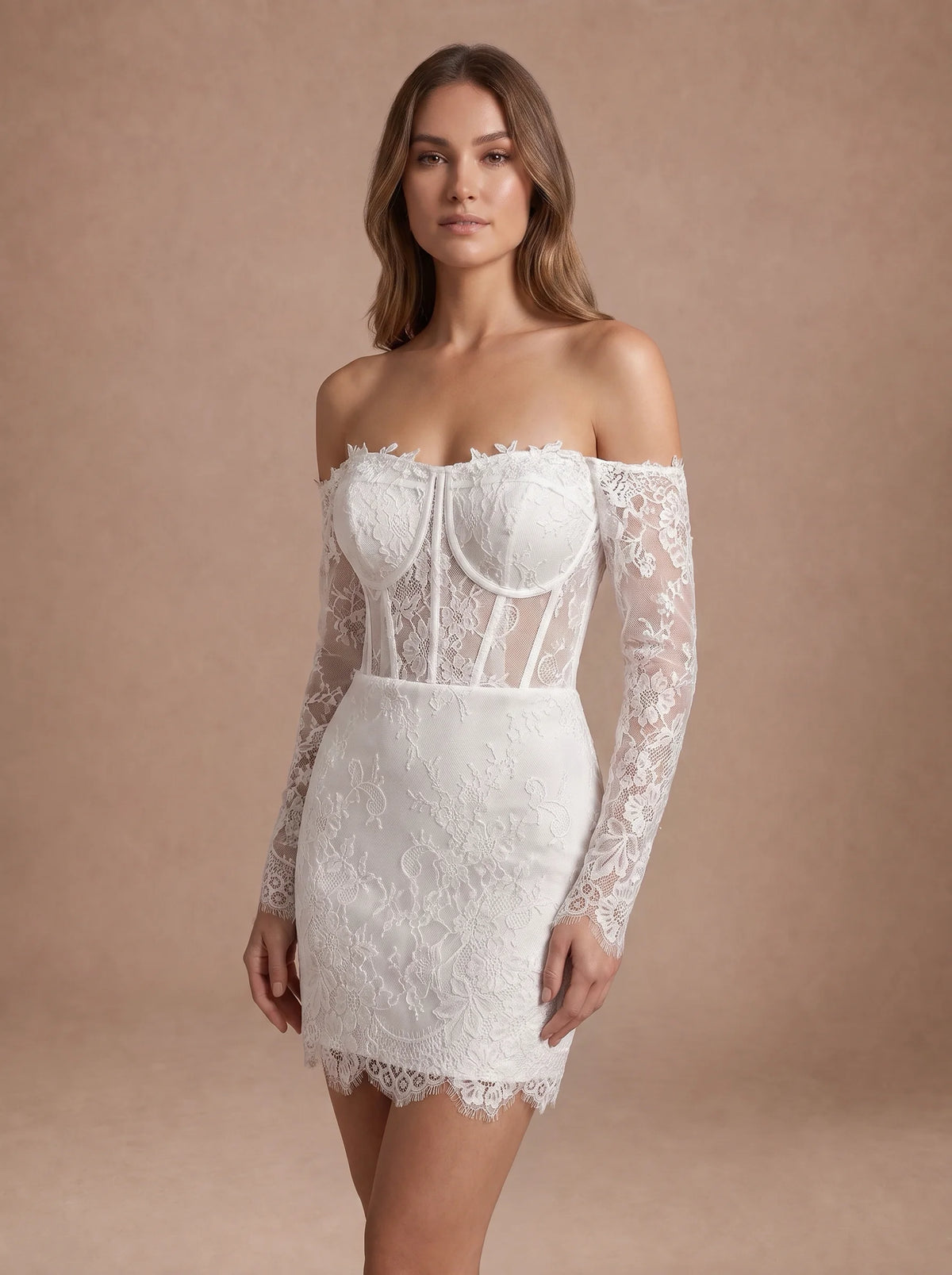 Robe de mariée courte rock