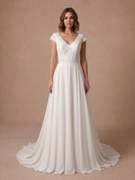 Robe de mariée moderne et simple