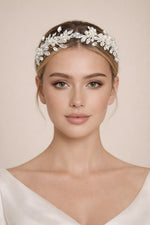 Serre tête fleur mariage