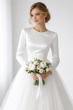 Boléro mariage satin