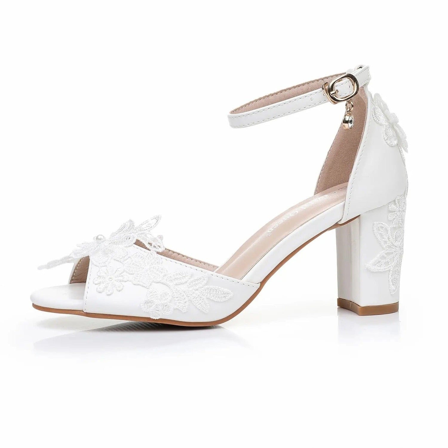 Gros plan sur les détails de Chaussure Mariee Confortable