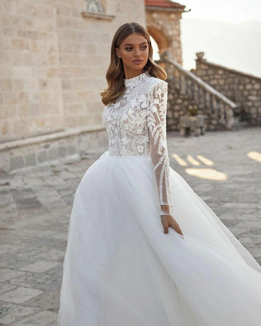 Robe de mariée Bohème blanche