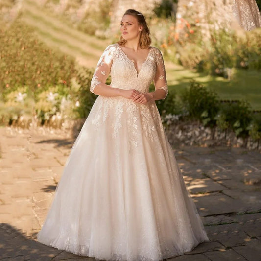 Robe de mariée femme forte