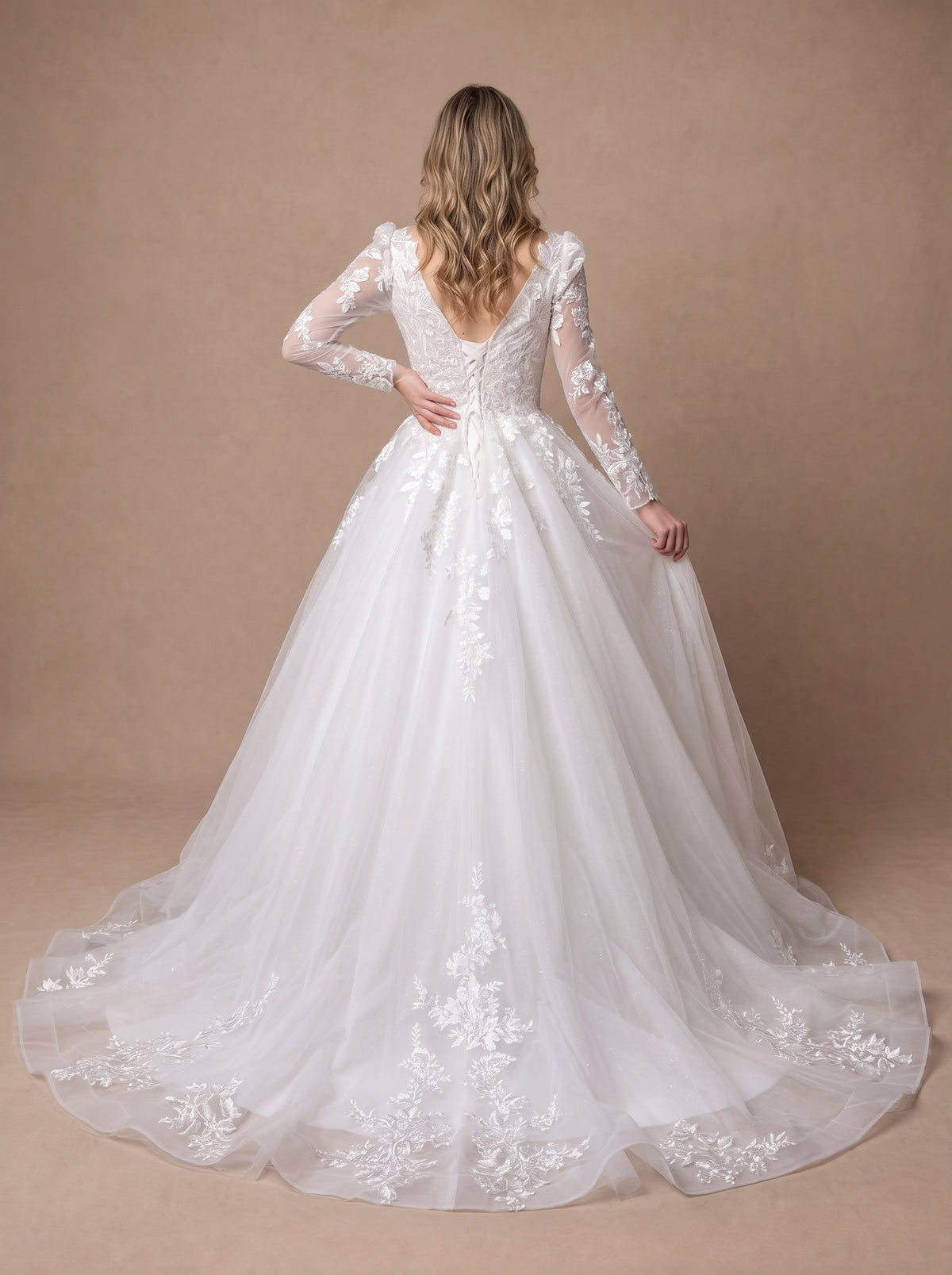 Robe de mariée champêtre esprit nature — Modèle — dos
