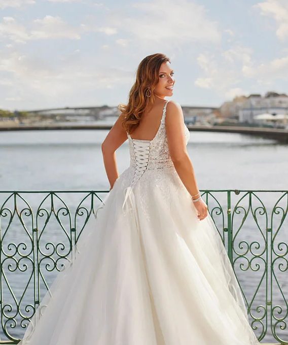 Robe de mariée pour femme ronde fashion de 50 ans