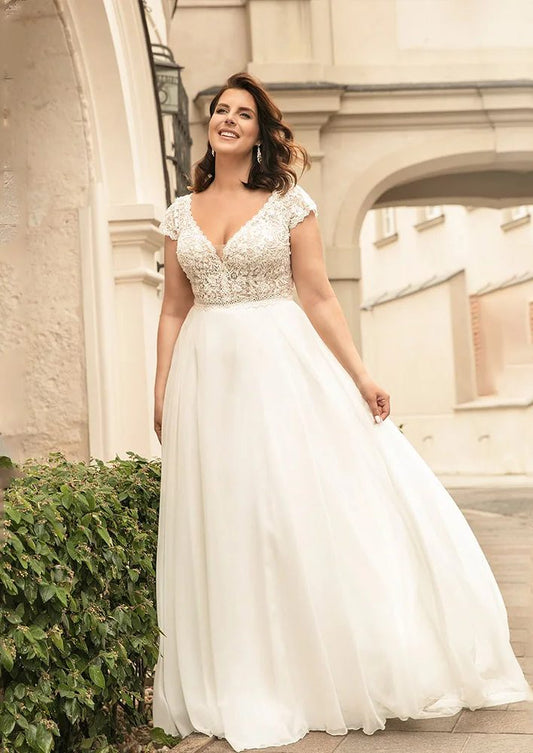 Robe de mariée pour femme de 60 ans