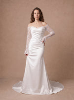 Robe de mariée rétro chic — Modèle — face