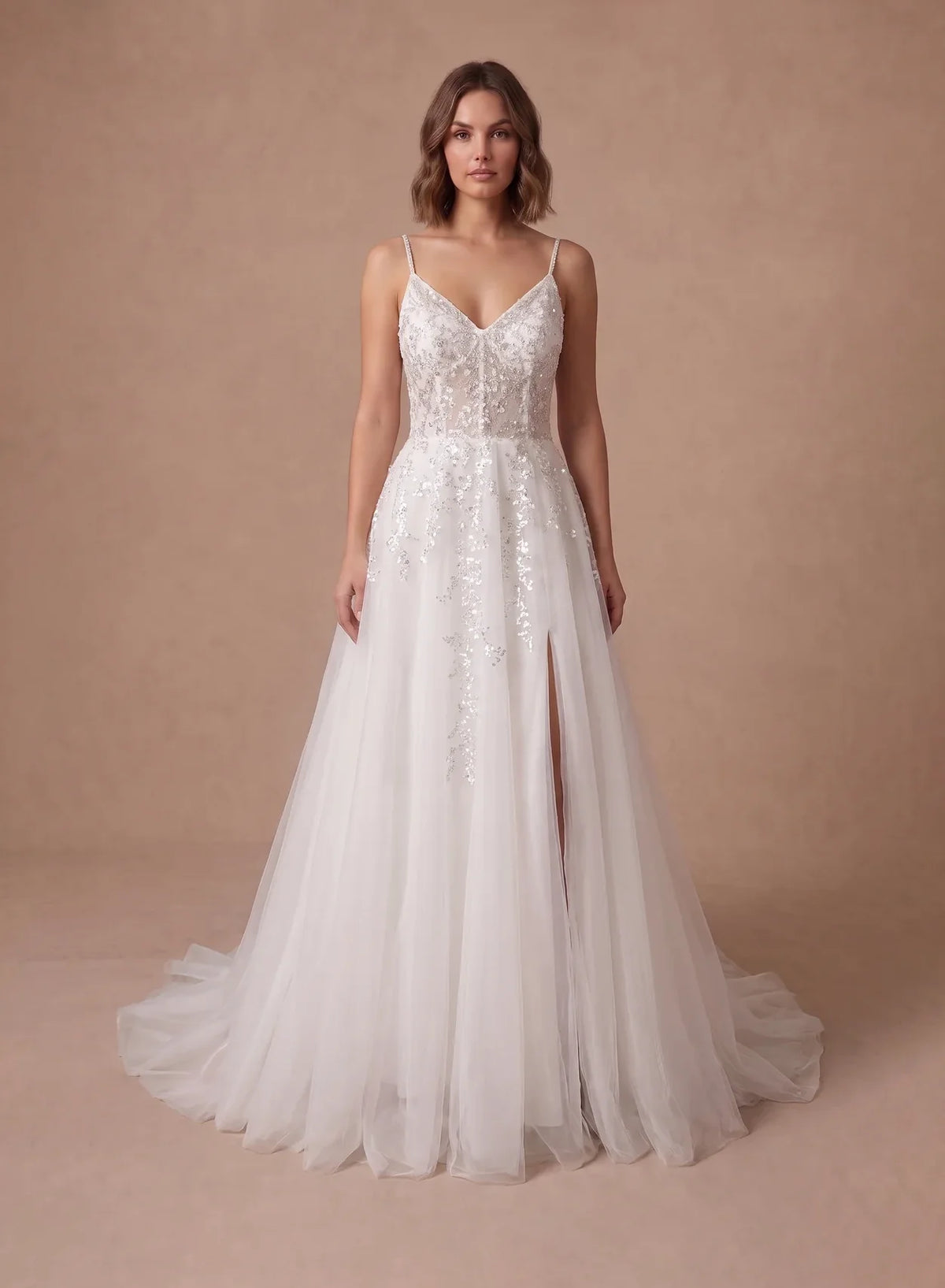 Robe de mariée romantique chic