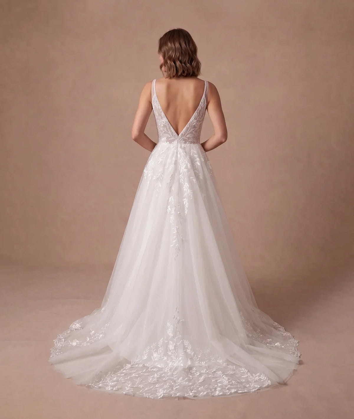 Robe de mariée romantique dentelle
