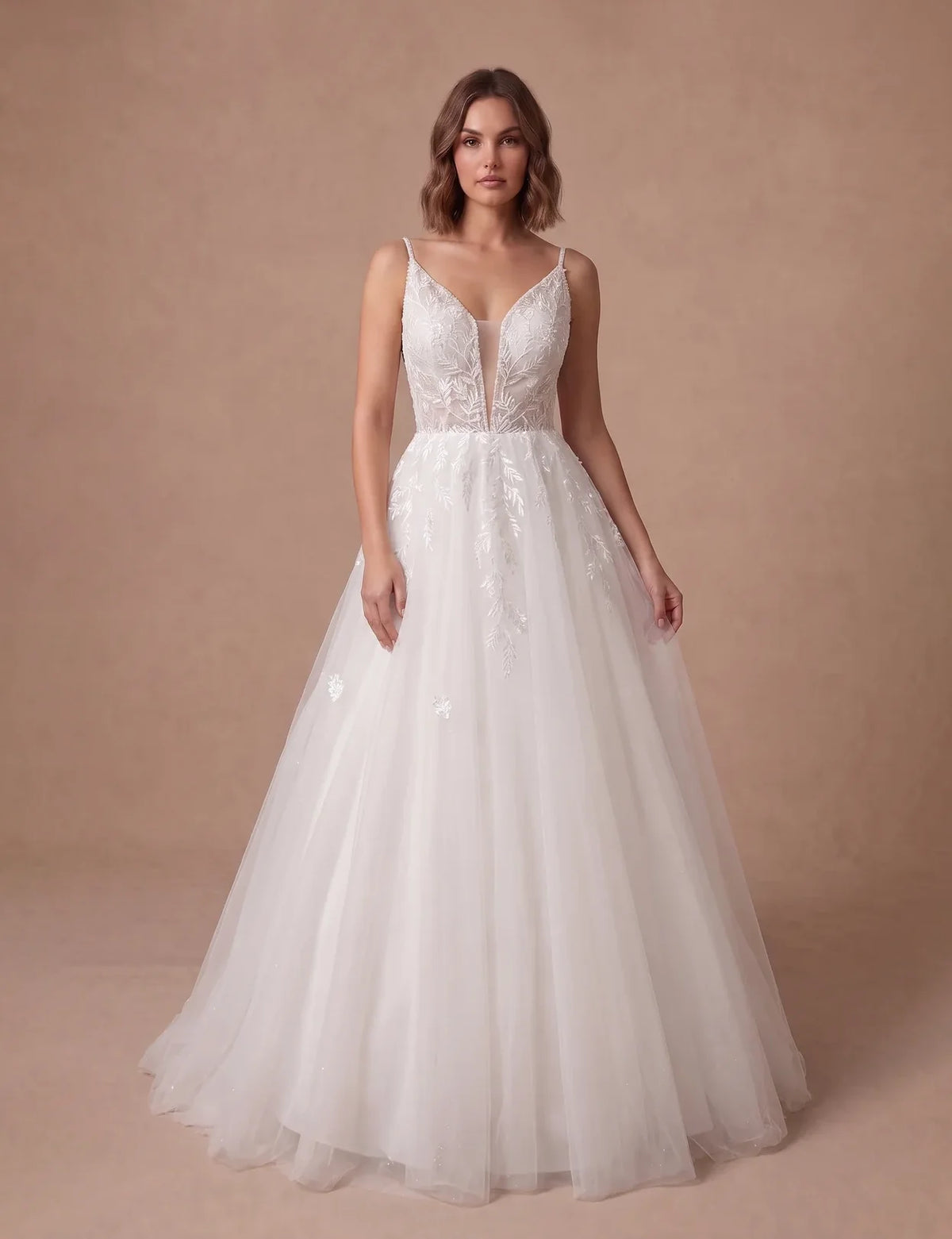 Robe de mariée romantique dentelle
