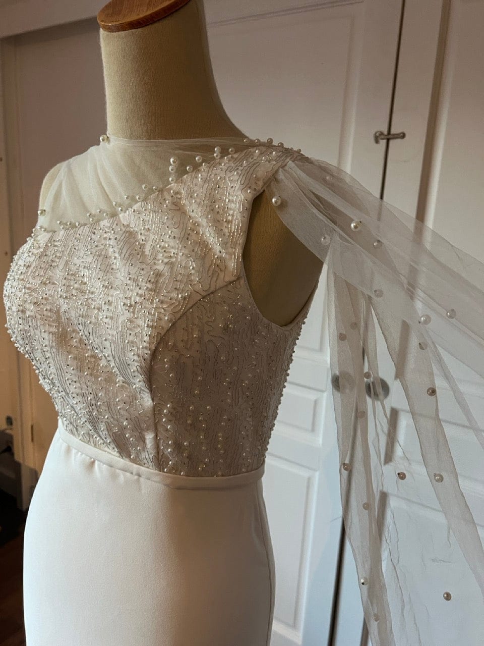 Robe de mariée sirene chic – vue détaillée