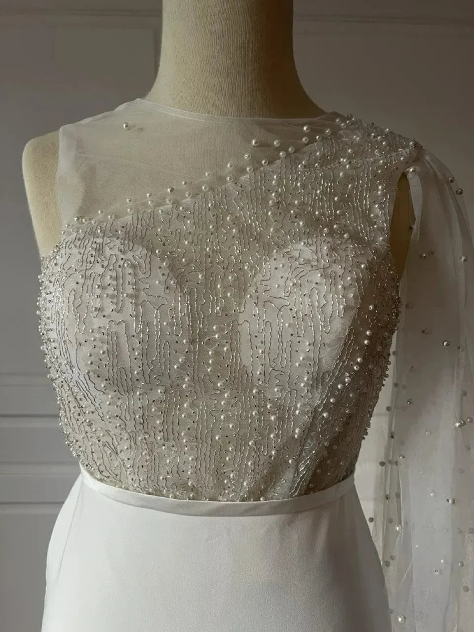 Robe de mariée sirene chic – vue détaillée