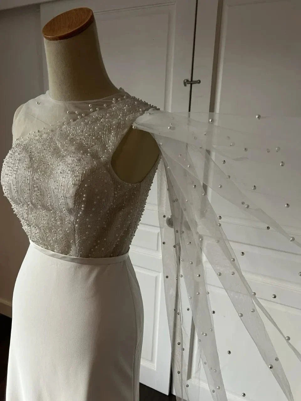Robe de mariée sirene chic – vue détaillée