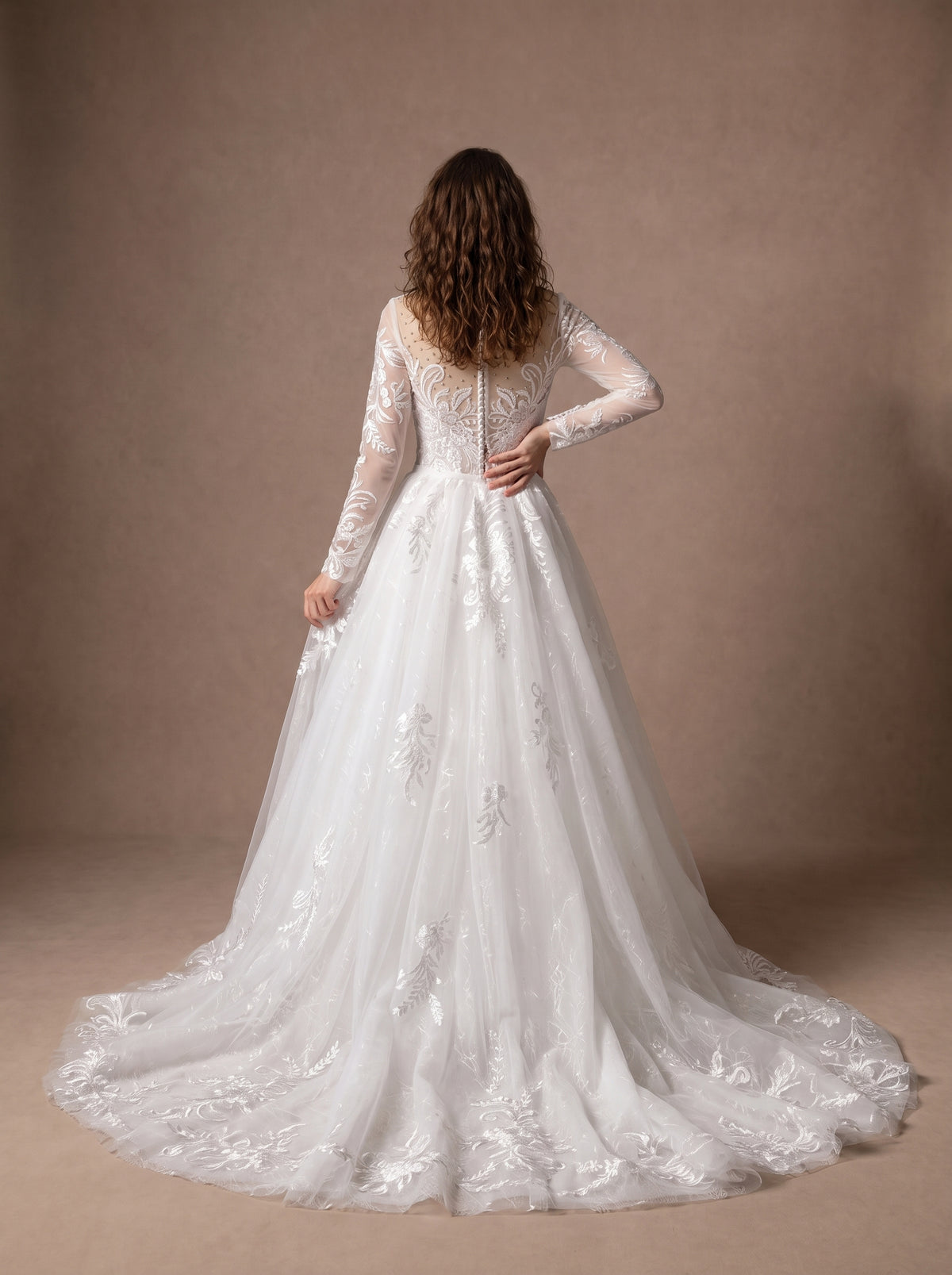 Robe de mariée Sirène Princesse — Modèle — dos