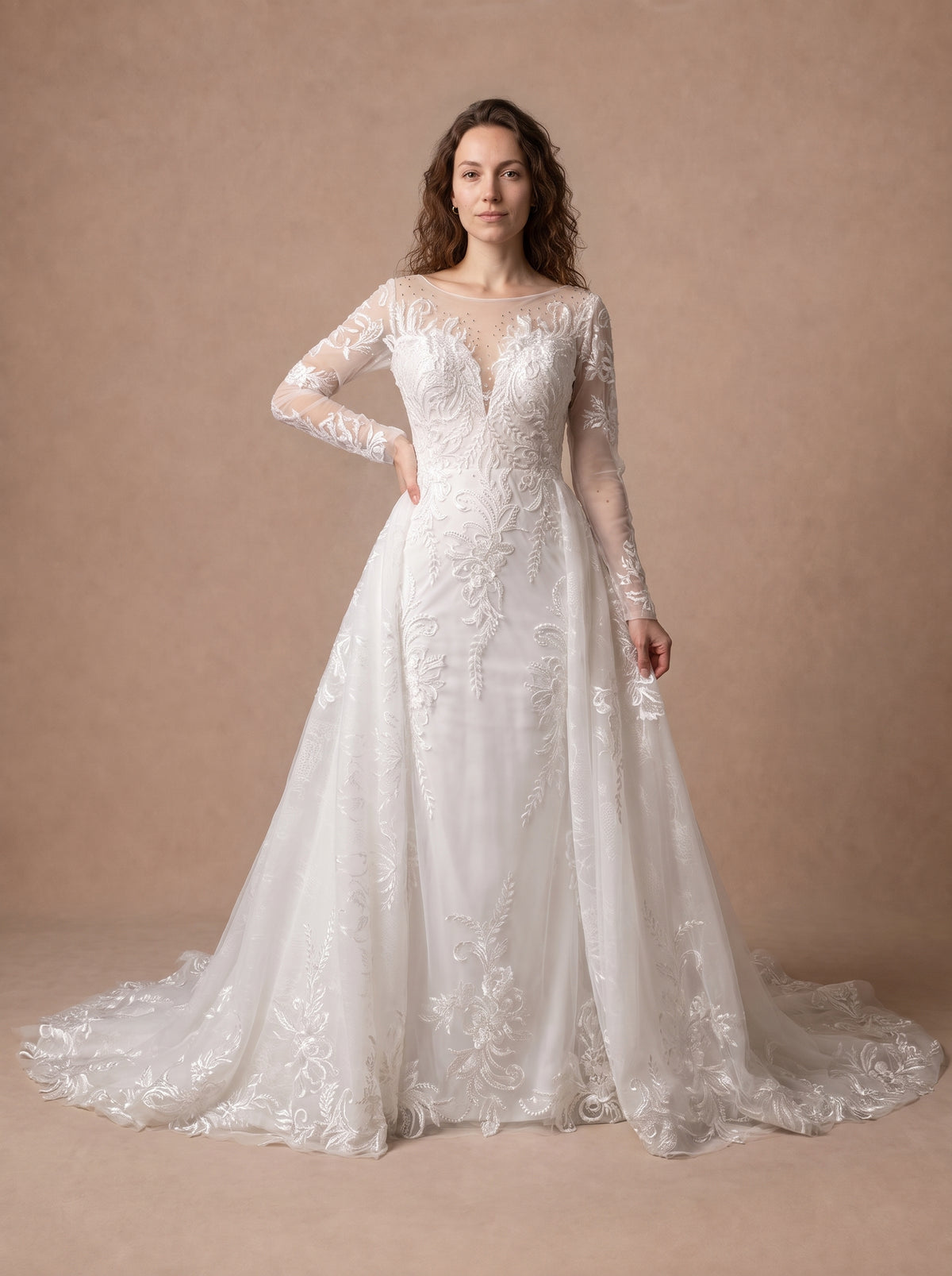 Robe de mariée Sirène Princesse — Modèle — face