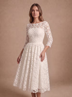 Robe de mariée vintage année 50 — Modèle — face