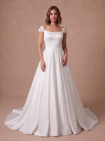 Robe de mariée vintage année 60 — Modèle — face