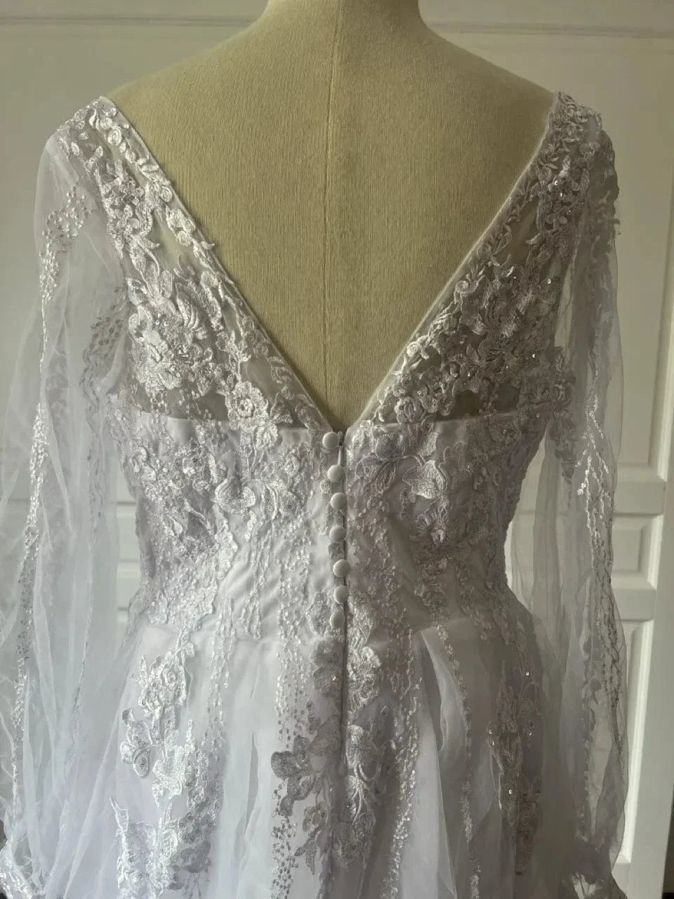 Robe de mariée grande taille toulouse – vue détaillée