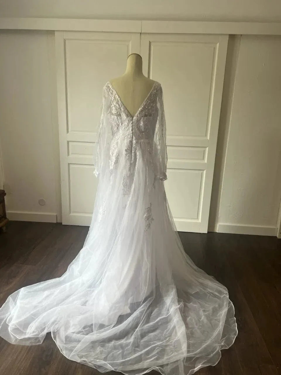 Robe de mariée grande taille toulouse – vue détaillée